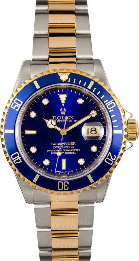 rolex blauw met zilver|Rolex blue gold dial.